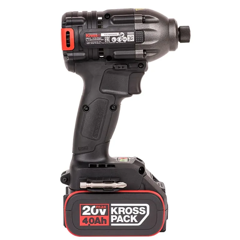 Винтоверт KRESS KU290 20V 230Нм аккумуляторный — детальное фото